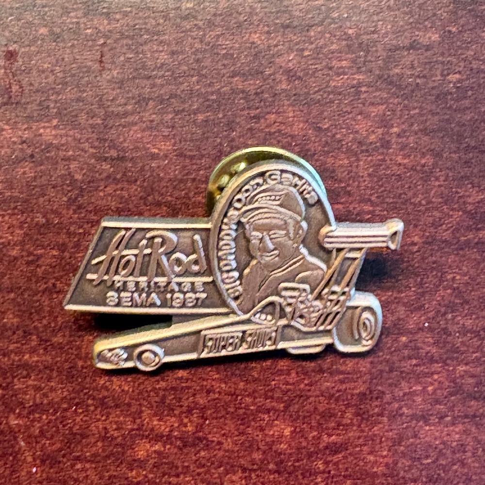 Vintage‎ 1987 SEMA Big Daddy Don Garlits Hot Rod Heritage Drag Racing Lapel Pin